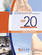 2008 Top 20 Best in KLAS: Medical Equipment report