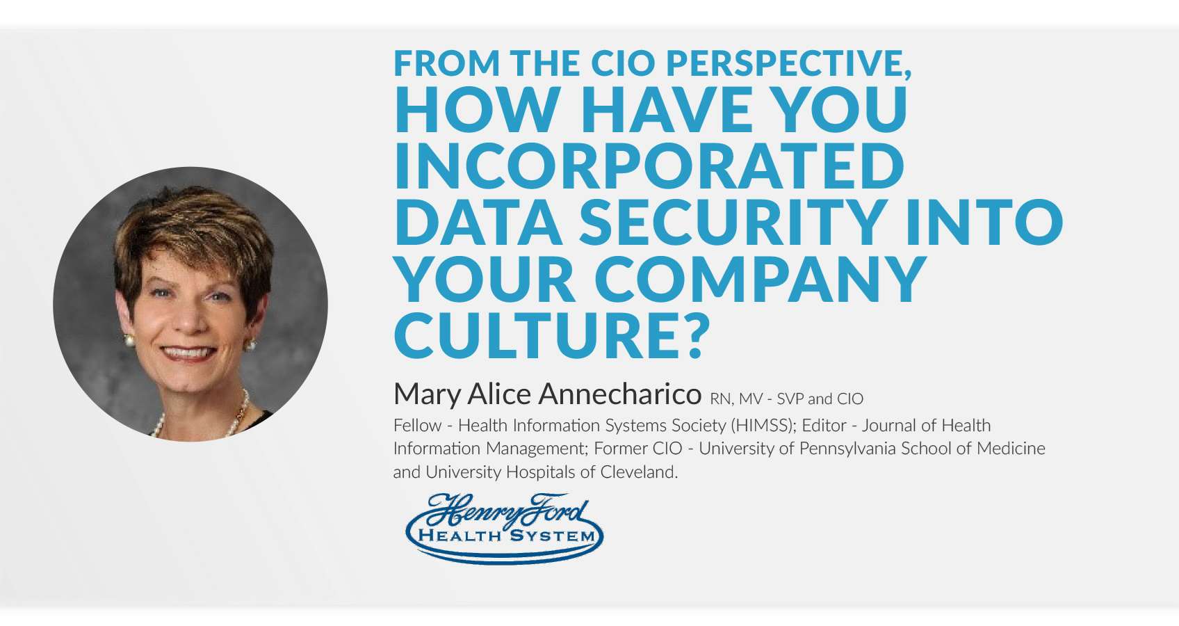 how have you incorporated data security into your company culture